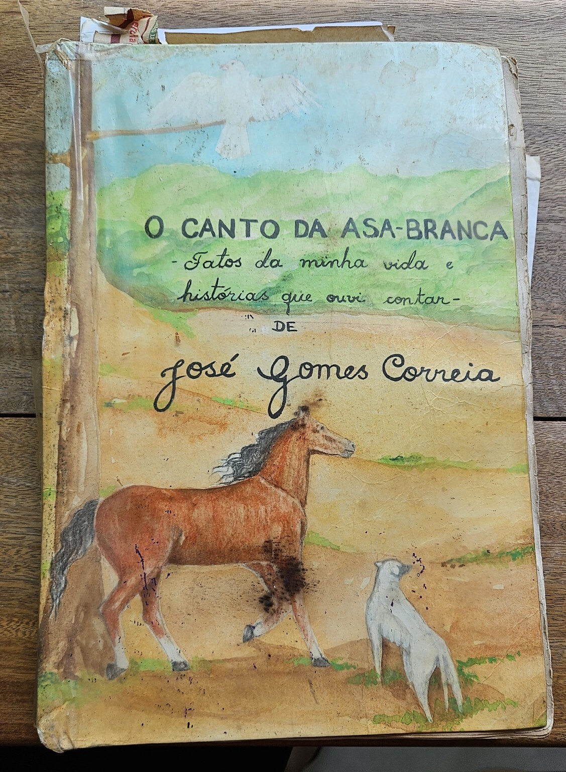 Capa do exemplar original de O Canto da Asa-Branca